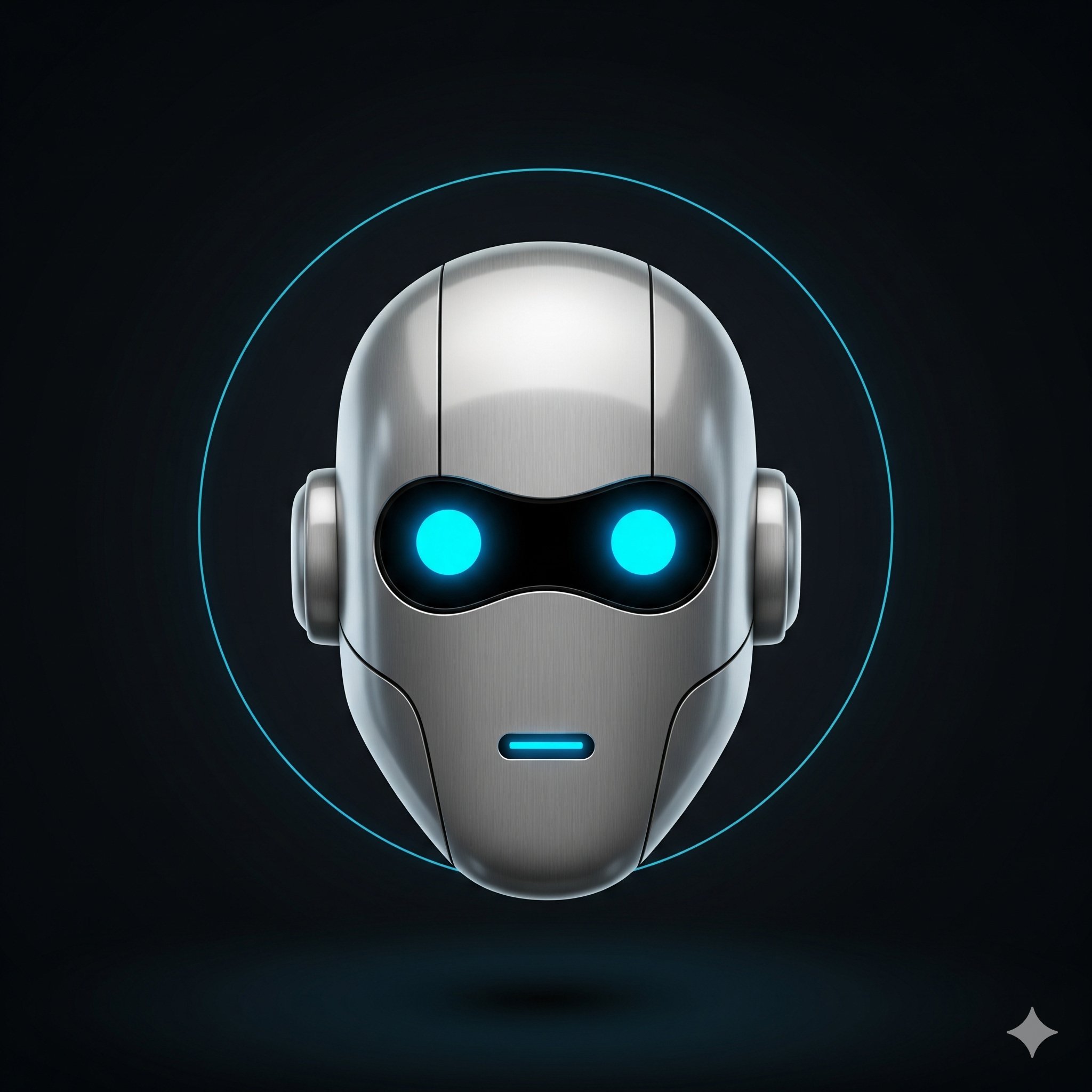 AI robot icon representing AI-powered learning tools”