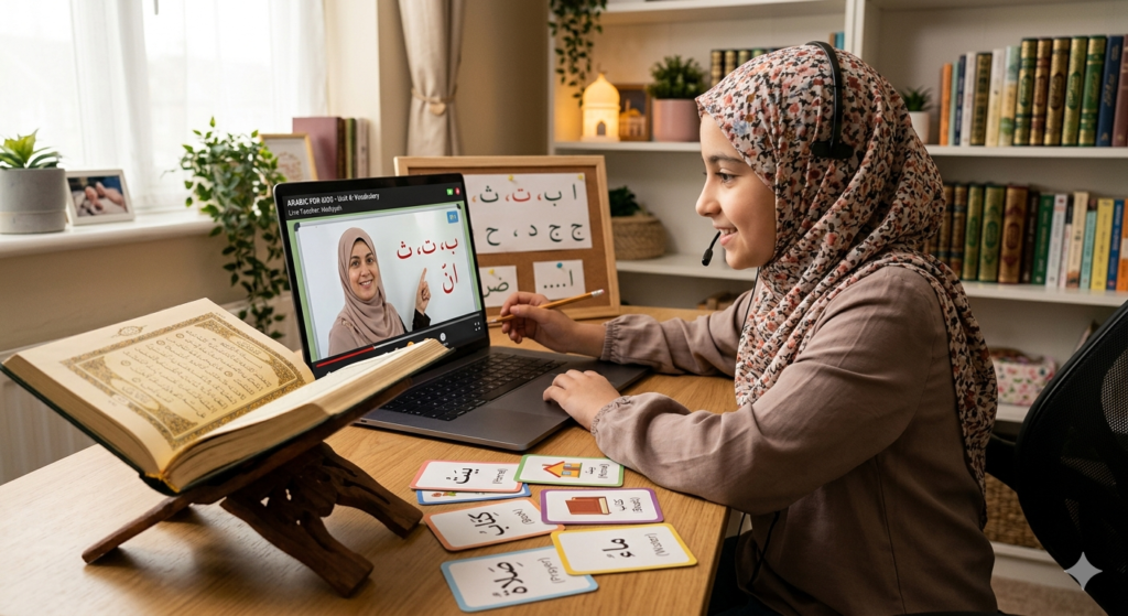 Online Arabic classes helping children learn Quranic Arabic